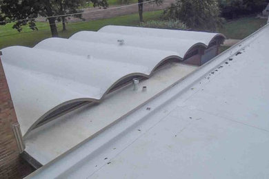 TPO Roofing System over Barrel Roof