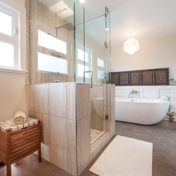 Transitional Walk in Shower