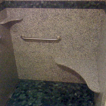 Holl Project - Bianco Sardo Slab Shower