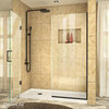 DreamLine Unidoor 58"x 58.5"x72" Hinged Shower Door