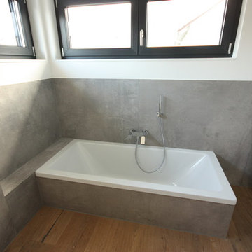 Neubau Badezimmer, Fliesen 120x240 cm
