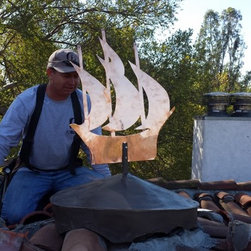 Radius Copper Half Round Gutter - Products