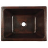 Hawking Copper 17" Rectangular Dual Flex Bath Sink with Ashfield Faucet Kit