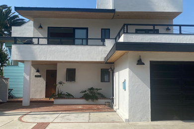 Inspiration for a contemporary exterior home remodel in San Diego