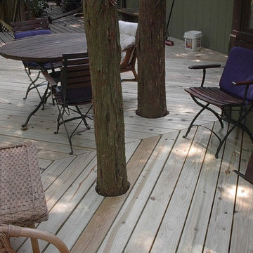 Pressure Treated Deck Complete.