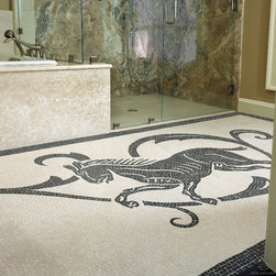 Custom Horse Mosaic - Tiles