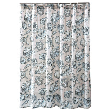 Greenland Home Fashions Cruz Shower Curtain 72x72 inches Linen