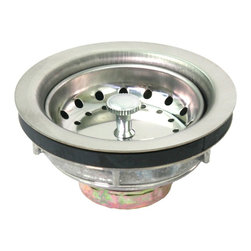Everflow Supplies (EVEXY) - Everflow Stainless Steel Premium Duo Sink Strainer, W/Extra Thick Washer - Kitchen Fixture Parts