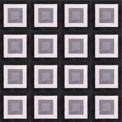 Center Square Cement Tile - Wall And Floor Tile