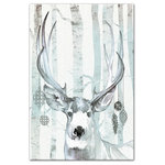 DDCG - Whimsical Watercolor Reindeer Canvas Wall Art, Unframed, 16"x24" - Spread holiday cheer this Christmas season by transforming your home into a festive wonderland with spirited designs. This Whimsical Watercolor Reindeer Canvas Print Wall Art makes decorating for the holidays and cultivating your Christmas style easy. With durable construction and finished backing, our Christmas wall art creates the best Christmas decorations because each piece is printed individually on professional grade tightly woven canvas and built ready to hang. The result is a very merry home your holiday guests will love.