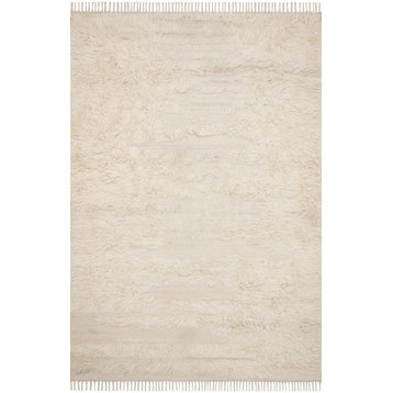 Ellen DeGeneres Crafted by Loloi Natural/Ivory Abbot Rug, 2'0"x3'0"