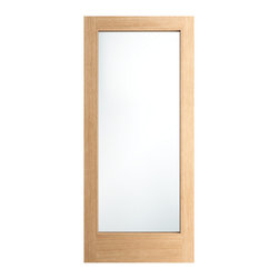 Bristol - 1-Lite White Oak French Door with Dual Tempered Clear Glass (1-3/4&rdquo;) - Interior Doors