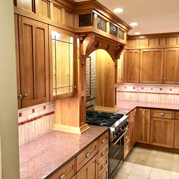 Arts and Crafts Style Custom Kitchen