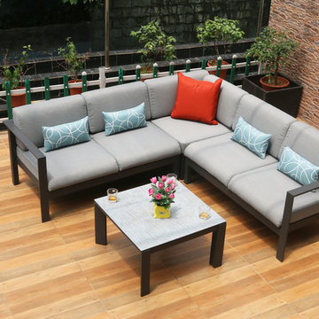 Siyu furniture outdoor sectional sofa set