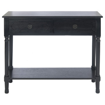 Larra 2 Drawer Console Table Black