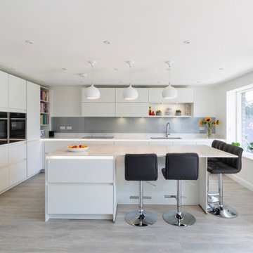 Light Grey and White Kitchen