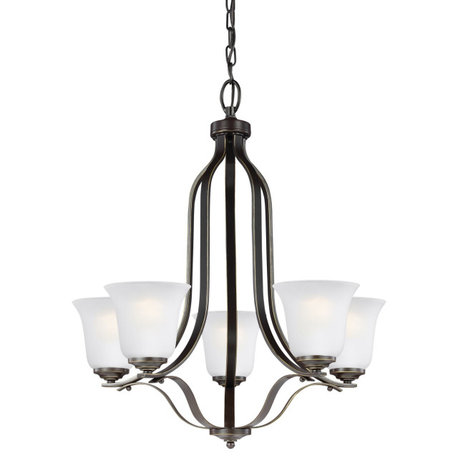 Generation Lighting 3139005 Emmons 5 Light 24"W Chandelier - Bronze