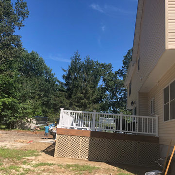 Trex Deck and Concrete Patio