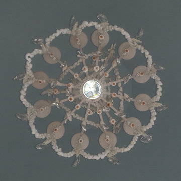 Shell Chandelier at Pine Orchard Private Residence