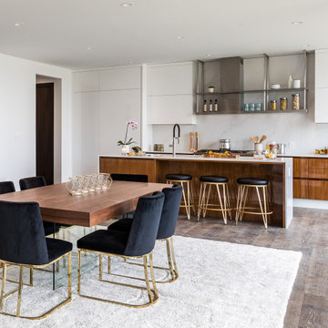 A Mid-Century Modern Kitchen by Cabinet Plant