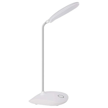 LED Desk Lamp with Flexible Gooseneck 3 Level Brightness, Battery