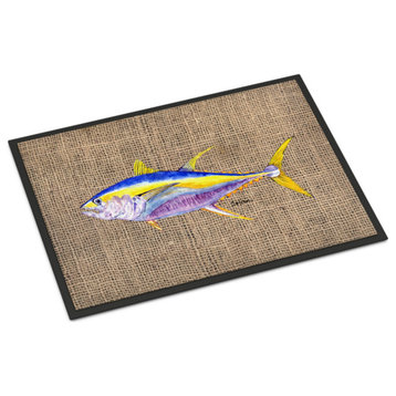 Fish Tuna Indoor Or Outdoor Doormat, 24"x36", Multicolor