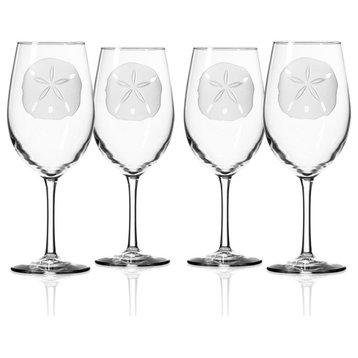 Sand Dollar All Purpose Wine Glass 18 Oz., Set of 4 Wine Glasses