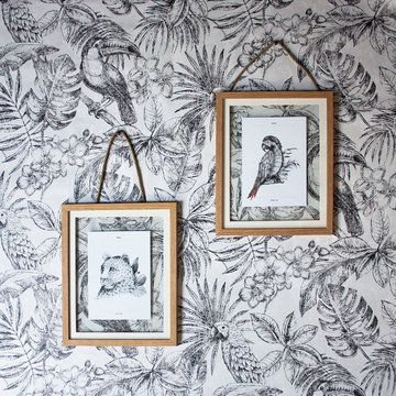 Mise en situation d'une ambiance tropicale délicate