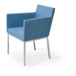 HARPUT DINING-SKY BLUE WOOL - Dining Chairs