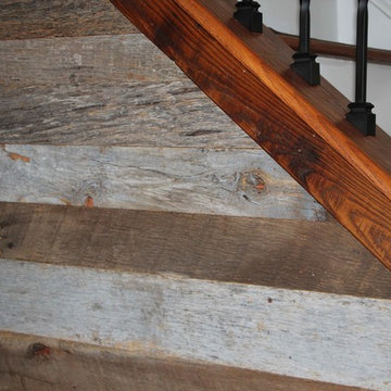 Barnwood Shiplap Wall With Custom Trim