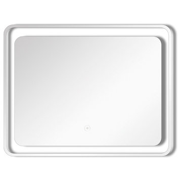 Transolid Gabriel LED-Backlit Mirror With Touch Sensor, 23.62"x1.18"x19.69"