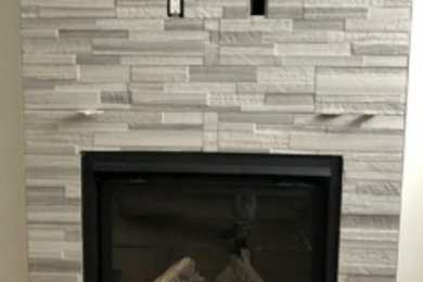 Fireplace back splash