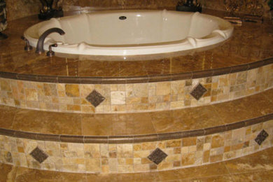 Master bathroom in Orlando with a drop-in tub.
