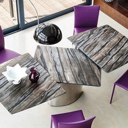 Adler Expandable Stone Table - Dining Tables
