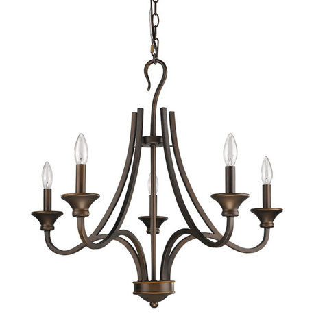 Acclaim Lighting Michelle 5 Light Chandelier, Oil Rubbed Bronze