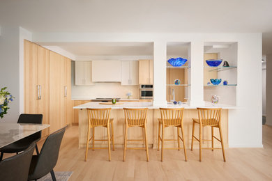 Inspiration for a contemporary kitchen remodel in DC Metro