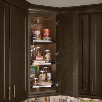 KraftMaid: Wall Angle Chrome Lazy Susan