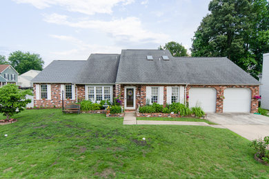 Inspiration for a timeless exterior home remodel in Baltimore