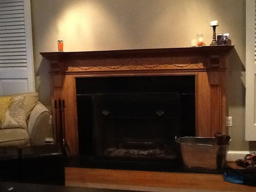 How To Decorate My Mantle And Wall Above