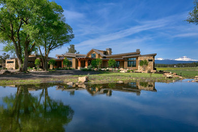 Example of a trendy exterior home design in Other