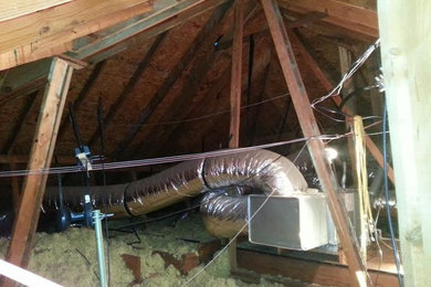 Before/After Energy Efficient Attic