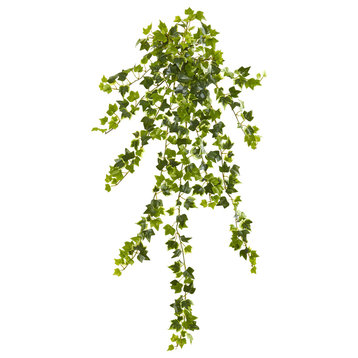 35" Ivy Artificial Hanging Plant, Set of 4