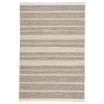 Capel Rugs - Oxfordshire Hand Woven Area Rug, Pine Nut, 8'x10' - Capel�s Oxfordshire collection is hand woven in India. This New Zealand wool and Indian wool blend results in a relaxed, textural design meant for years of enjoyment. Subtle striations of organic colors enhance the appeal of these understated beauties.