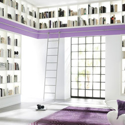 Vario Rolling Library Ladders - Storage And Organization
