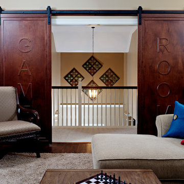 Custom "Game Room" Barn Doors