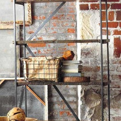 Roost Recycled Wood Tall Narrow Shelf - Display And Wall Shelves 
