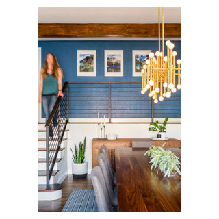 Berkeley Lake Renovation - Beach Style - Living Room - Denver - by TVL ...
