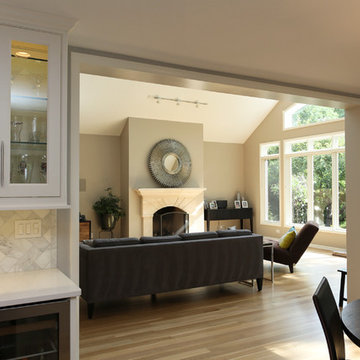 Arlington Heights Gathering Kitchen + Family Room Remodel