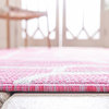 Rug Unique Loom Outdoor Safari Pink Rectangular 4'0x6'0