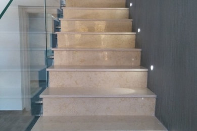 This is an example of a contemporary staircase in Catania-Palermo.